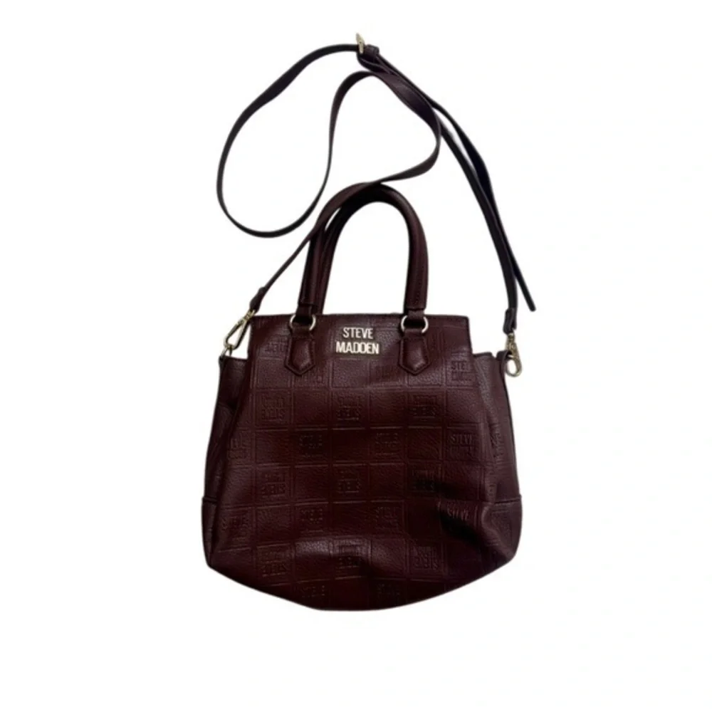 Steve Madden Dark Brown Satchel